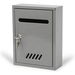 Wall Mounted Mailbox, Weatherproof Metal Mailbox with Secure Lock for Outdoor Use, Modern and Decorative Design Perfect for Home and Office (Grey). Available at Crazy Sales for $24.95