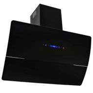 Detailed information about the product Wall Mounted Range Hood Stainless Steel 756 mÂ³/h 90 cm Black