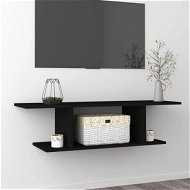 Detailed information about the product Wall-mounted TV Cabinet Black 103x30x26.5 Cm.