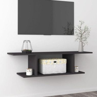 Wall-mounted TV Cabinet Grey 103x30x26.5 Cm.