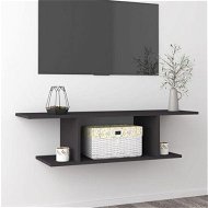 Detailed information about the product Wall-mounted TV Cabinet Grey 103x30x26.5 Cm.