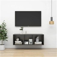 Detailed information about the product Wall-mounted TV Cabinet Grey 37x37x107 Cm Engineered Wood