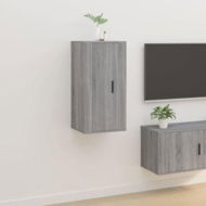 Detailed information about the product Wall-mounted TV Cabinet Grey Sonoma 40x34.5x80 Cm.