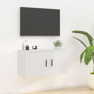 Detailed information about the product Wall-mounted TV Cabinet High Gloss White 80x34.5x40 Cm.