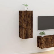 Detailed information about the product Wall-mounted TV Cabinet Smoked Oak 40x34.5x100 Cm.