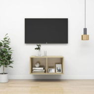 Detailed information about the product Wall-mounted TV Cabinet Sonoma Oak 37x37x72 Cm Engineered Wood