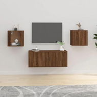 Detailed information about the product Wall-mounted TV Cabinets 2 Pcs Brown Oak 40x34.5x40 Cm.