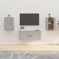 Detailed information about the product Wall-mounted TV Cabinets 2 Pcs Concrete Grey 40x34.5x60 Cm.