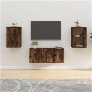 Detailed information about the product Wall-mounted TV Cabinets 2 Pcs Smoked Oak 40x34.5x60 Cm.