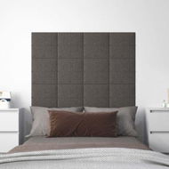 Detailed information about the product Wall Panels - 12 Pcs Dark Grey 30x30 Cm Fabric 1.08 M.