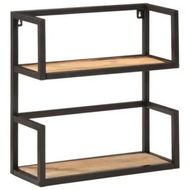 Detailed information about the product Wall Shelf 55x20x55 cm Solid Wood Mango and Iron