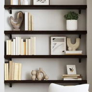 Detailed information about the product Wall Shelf Dark Brown 100x20x4 cm Treated Solid Wood Oak