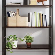 Detailed information about the product Wall Shelf Dark Brown 100x40x2 cm Treated Solid Wood Oak