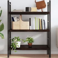 Detailed information about the product Wall Shelf Dark Brown 100x50x(2-6) cm Treated Solid Wood Oak