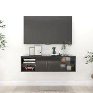 Detailed information about the product Wall Shelf High Gloss Black 102x30x29 Cm Engineered Wood