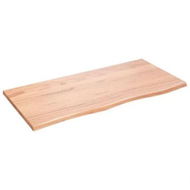 Detailed information about the product Wall Shelf Light Brown 100x50x2 cm Treated Solid Wood Oak