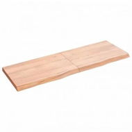 Detailed information about the product Wall Shelf Light Brown 120x40x(2-4) cm Treated Solid Wood Oak