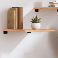 Detailed information about the product Wall Shelf Light Brown 40x50x2 cm Treated Solid Wood Oak