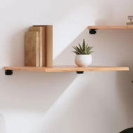 Detailed information about the product Wall Shelf Light Brown 60x60x2 cm Treated Solid Wood Oak