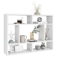 Detailed information about the product Wall Shelf White 75x16x55 Cm Engineered Wood