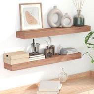 Detailed information about the product Wall Shelves 2 pcs 90x15x6 cm Solid Wood Teak