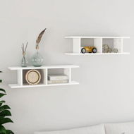 Detailed information about the product Wall Shelves 2 Pcs White 75x18x20 Cm Engineered Wood