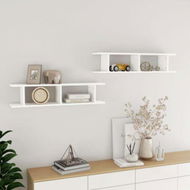 Detailed information about the product Wall Shelves 2 Pcs White 90x18x20 Cm Engineered Wood