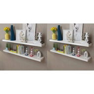 Detailed information about the product Wall Shelves 4 Pcs White 120 Cm