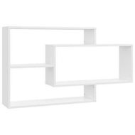 Detailed information about the product Wall Shelves High Gloss White 104x20x58.5 Cm Chipboard.