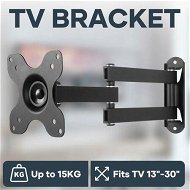 Detailed information about the product Wall TV Stand Bracket Television Mount Swivel Mounting Holder Tilt Hanger Base Black Fits 13 to 30 Inches