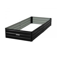 Detailed information about the product Wallaroo 210 X 90 X 30cm Galvanized Steel Garden Bed - Black