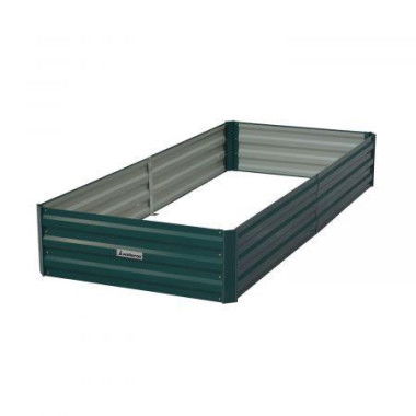 Wallaroo 210 X 90 X 30cm Galvanized Steel Garden Bed - Green