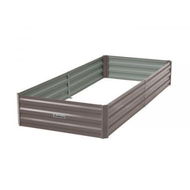 Detailed information about the product Wallaroo 210 X 90 X 30cm Galvanized Steel Garden Bed - Grey