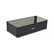 Detailed information about the product Wallaroo Garden Bed 120 X 60 X 30cm Galvanized Steel - Black