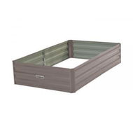 Detailed information about the product Wallaroo Garden Bed 150 X 90 X 30cm Galvanized Steel - Grey