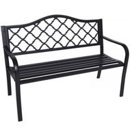 Detailed information about the product Wallaroo Steel Outdoor Garden Bench 2 To 3-Seater - Elegant