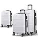 Wanderlite 20 24 28 Luggage with TSA Lock Spinner Travel Suitcase Carry On Hard Shell Luggage Case White. Available at Crazy Sales for $134.95