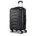 Wanderlite 20 Inch Luggage with Zipper Lock Travel Suitcase Carry On Hard Shell Luggage Case Black. Available at Crazy Sales for $64.95