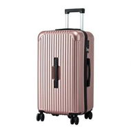 Detailed information about the product Wanderlite 28 Trunk Luggage Suitcase Travel 5 Wheels Type-C Port TSA Rose Gold