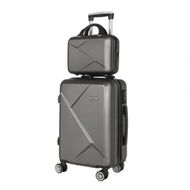 Detailed information about the product Wanderlite 2Set 20 Inch Luggage Case with 12 Inch Handheld Luggage Box Hard Shell Travel Suitcase TSA Lock Dark Grey