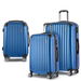Wanderlite 3 Set Luggage 20-24-28 Inch with TSA Lock Spinner Hard Shell Travel Suitcase Luggage Organiser Case Blue. Available at Crazy Sales for $94.95