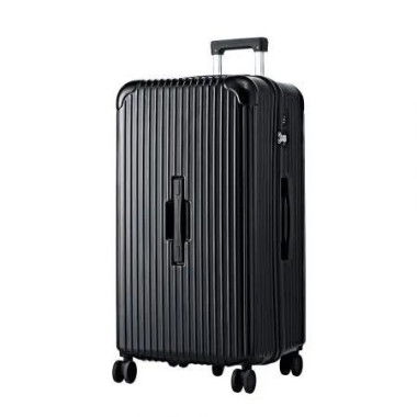 Wanderlite 32 Trunk Luggage Suitcase Travel 5 Wheels Type-C Port TSA Black