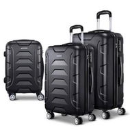 Detailed information about the product Wanderlite 3Set 20-24-28 Inch Luggage with TSA Lock Spinner Carry On Hard Shell Travel Suitcase Luggage Case Black