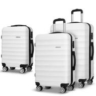 Detailed information about the product Wanderlite 3Set 20-24-28 Inch Luggage with TSA Lock Spinner Travel Suitcase Carry On Hard Shell Luggage Case White