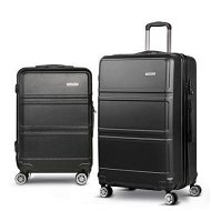 Detailed information about the product Wanderlite Luggage Set 2pc Suitcase Hardcase Trolley Travel Carry On Black