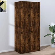 Detailed information about the product Wardrobe Smoked Oak 80x52x180 cm Engineered Wood