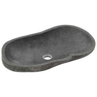 Detailed information about the product Wash Basin River Stone Oval 60-70 Cm