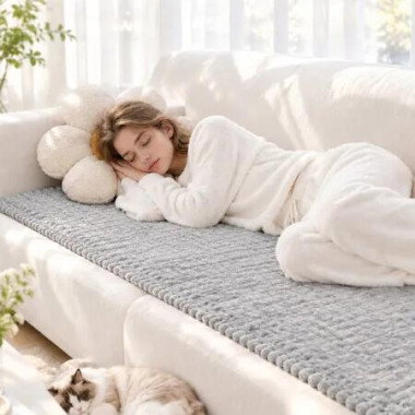 Washable Sofa Cover Protector Cat Dog Couch Mat Soft Pet Friendly Non Slip Floor Cushion Pad Bench Sectional Sofas Loveseats Lounge Furniture 70x210cm