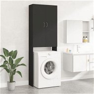 Detailed information about the product Washing Machine Cabinet Black 64x25.5x190 cm