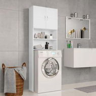 Detailed information about the product Washing Machine Cabinet White 64x25.5x190 Cm Chipboard.